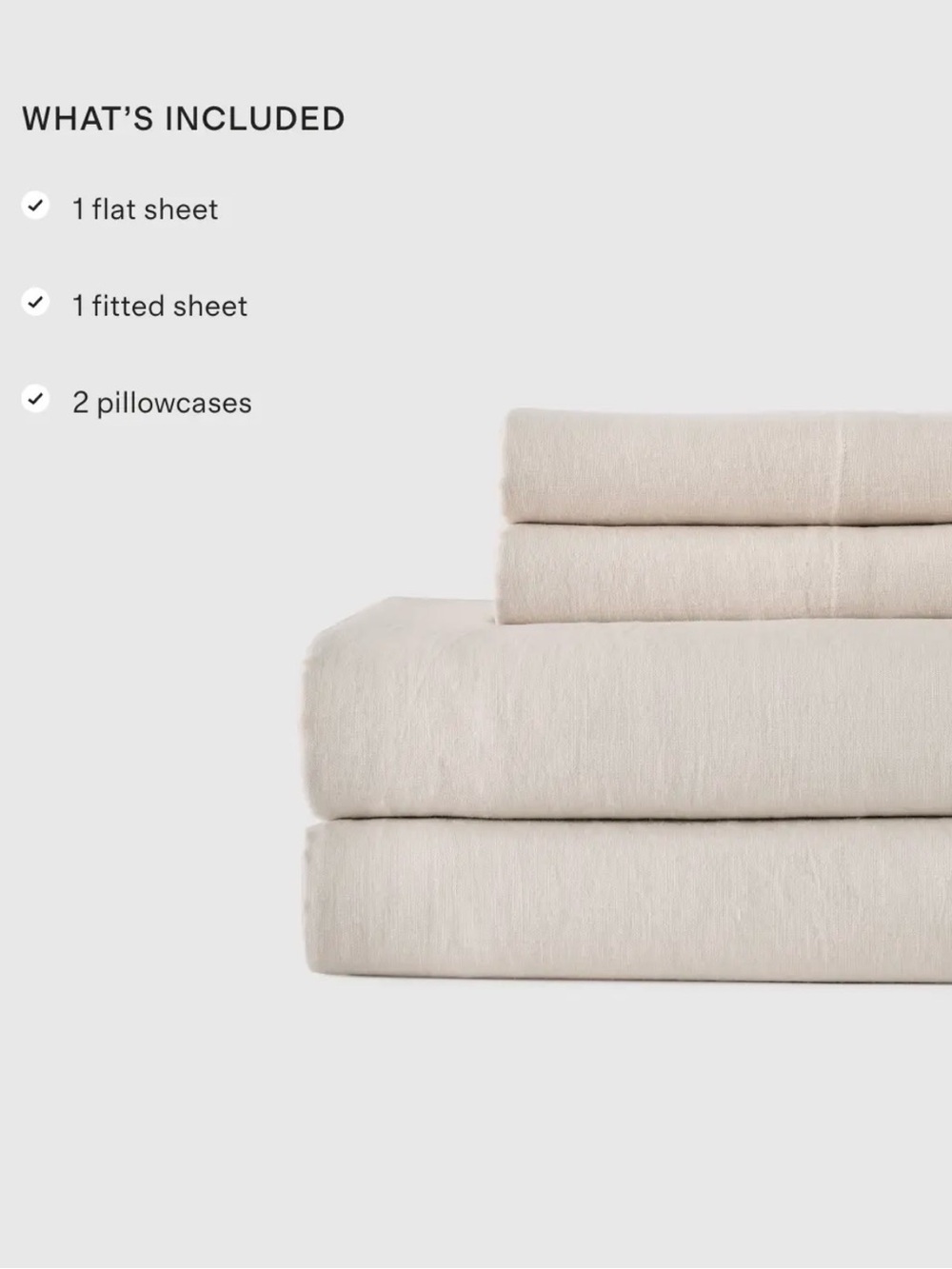 NWOT Queen European Linen Sheet Set - Toffee - Retail $184 - Picture 3 of 5